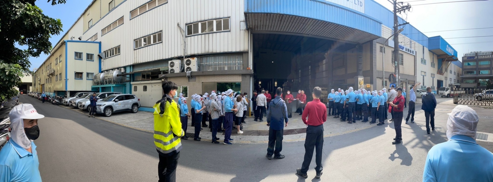 2024年3月22日桃園市各消防隊蒞臨指導自衛消防編組演習